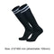 Unisex Thickened Soccer Socks Women Men Football Knee Length Socks (Black) A#S
