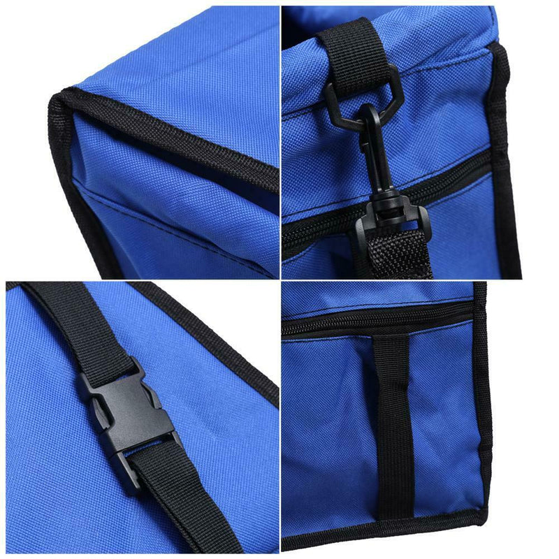 Folding Pet Dog Cat Car Seat Safe Travel Carrier Kennel Puppy Handbag(Blue)