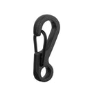 lot 10x Mini Split Spring Clip Buckle Snap Hook Carabiners Keychain Keyring