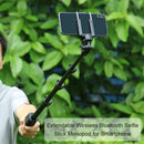 Extendable Wireless Bluetooth Selfie Stick Monopod for Smartphone Camera A