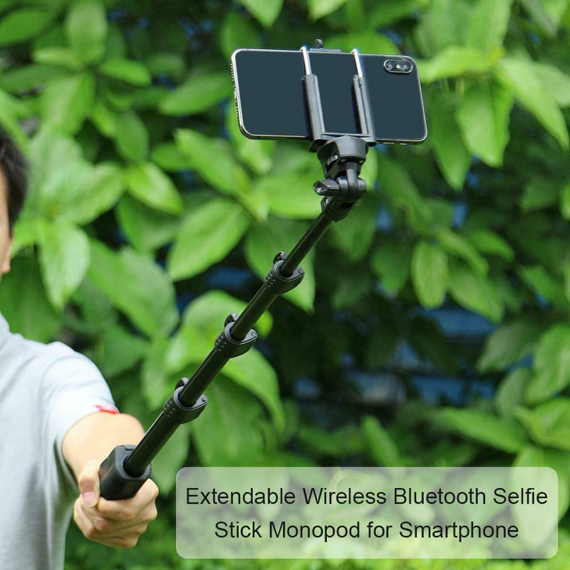 Extendable Wireless Bluetooth Selfie Stick Monopod for Smartphone Camera A