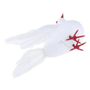 2 Packs of Realistic Feathered Pigeon Doves Animal Birds Ornament Decoration