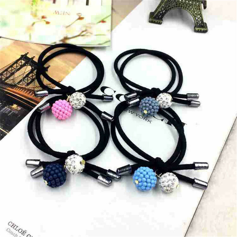 5x Women Girls Hair Band Ties Rope Ring Elastic Hairband Ponytail Hair Holder ME