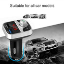 Bluetooth 5.0 Wireless Car FM Transmitter LCD MP3 Player USB Charger Car Kit