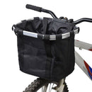 Bicycle Bike Detachable Cycle Front Canvas Basket Carrier Bag Pet Carrier A