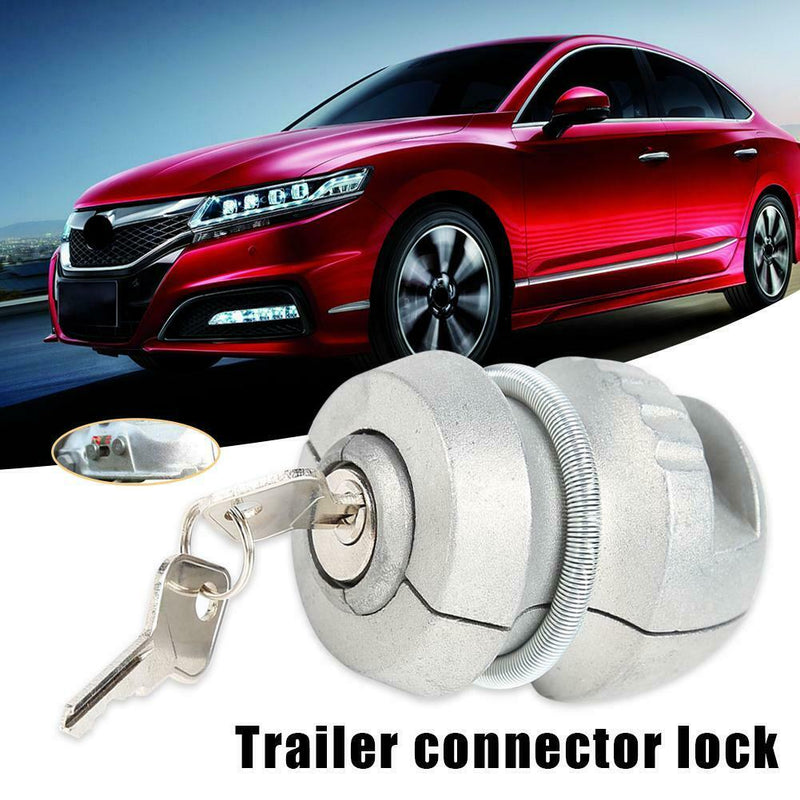 Universal Trailer Parts Hitch Lock Ball Lock for Coupling Tow Caravan Zinc