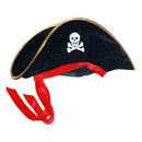 Halloween Party Pirate Masquerade Campus Hat Dramas Props Captain Theater DIXS