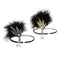 2 Lot Women's Fascinator Feather Crystal Headband Charleston Party Headwear