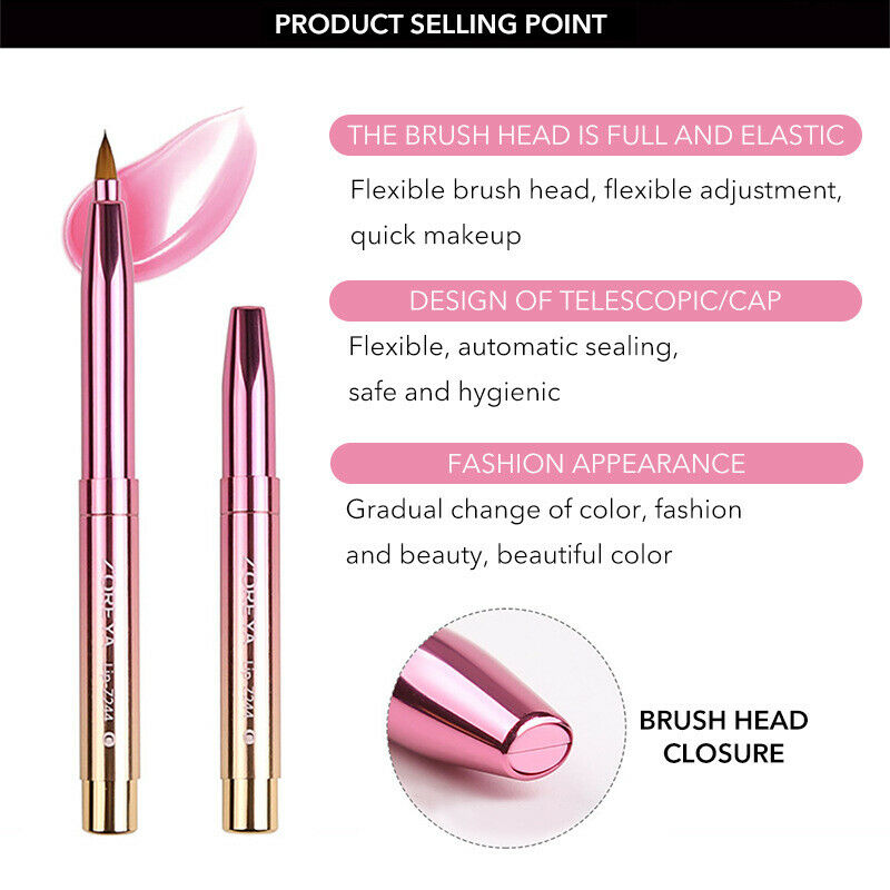 Zoreya Brand Makeup Brush Professional Lip Eyeshadow Blending Brush Portabl S6U9