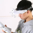 1.5X 2X 8X LED Illumination Magnifying Glass Lab Cosmetology Tattoo Eyebrow