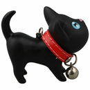 Semk Luft Kat, Cat Key Chain, Cute Key Ring, Bag Ornament, Gift idea (Black
