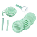 9pcs/set Baby Food Supplement Grinding Bowl Manual Fruit Puree Grinder