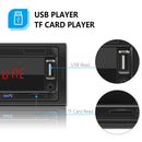 Single 1 DIN Bluetooth Car Stereo MP3 Player Radio AUX TF Card U Disk Head Unit
