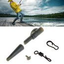 40pcs Safety Lead Clips Quick Change Swivels Carp Fishing Tackle Lock Pins Sets