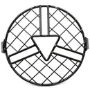 Motorcycle Headlight Lamp Shade Retro Black Shell Round Headlight Grille