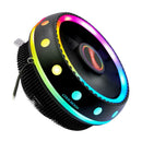 Coolmoon CPU Cooler Gorgeous RGB Color Change Quiet Desktop Case Heatsink Fan