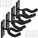 4Pcs Guitar Holder Guitar Hanger Wall Hook Stand for Bass Electric Acoustic