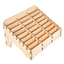 DIY Wooden Paint Rack Ink Storage Organizer 24-grid