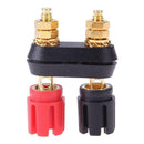 1pc Amplifier Speaker Banana Plug w/ Red+ Black Couple Terminals Connector A