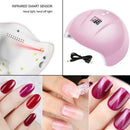 36W 12 Leds USB Nail Lamp UV natural light Nail Gel Dryer Curing Polish Machine