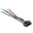 2x16-Pin Wire Harness Cable 16cm Car Radio Audio Power Plug Connector Multicolor