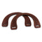 1 Pair Wooden U-shaped Handles Replacement for Handmade Bag Handbags Purse