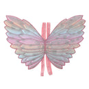 Girls Pink Butterfly Wings Fairy Shawl Cape Fancy Pixie Princess Dress Props