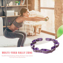 Pilates Yoga Elastic Resistance Strap Latin Training Stretch Band (Purple)
