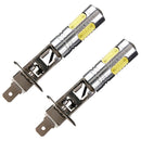 2x H1 7.5W Xenon White COB SMD LED Car DRL Fog HeadLight Driving Lamp Bulb