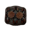 6Pcs  Wood Beads Double Hair Comb Clip Stretchy Hair Combs Ladies Party