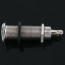 Electric Guitar Jack Chrome Threaded Cylinder Output Input Jack Plug Socket