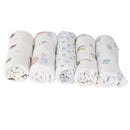 2Pcs Cotton Newborn Infant Baby Swaddle Wrap Blanket Parisarc Towel