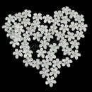 50Pcs Flower Design Nail Art Tips Shiny Rhinestone Decoration Manicure for WRT