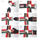 4.2m Cross Luggage Strap Belt Secure Durable for Travel Suitcase Baggage A