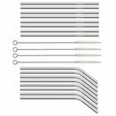 Reusable Straws Stainless steel Straw 20 Piece Collection With Extra Long B
