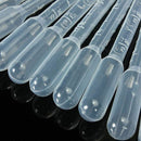 100PCS 3ML Disposable Plastic Eye Dropper Set Transfer Graduated Pipettes JR