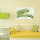 2x Palm Tree Leaves Canvas Posters Minimalist Painting Wall Background Decor
