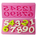 Silicone Numbers 0-9 Mold Chocolate Tray Fondant Cake Topper Birthday Candle  1X