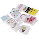 10pcs/set Cartoon Birthday Greeting Cards Blank New Year Greeting Postc lj