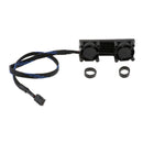 M.2 NGFF PCIE NVMe 2280 SSD 3 Pin Heatsink Radiation Cooling Fin Dual Fan Cooler