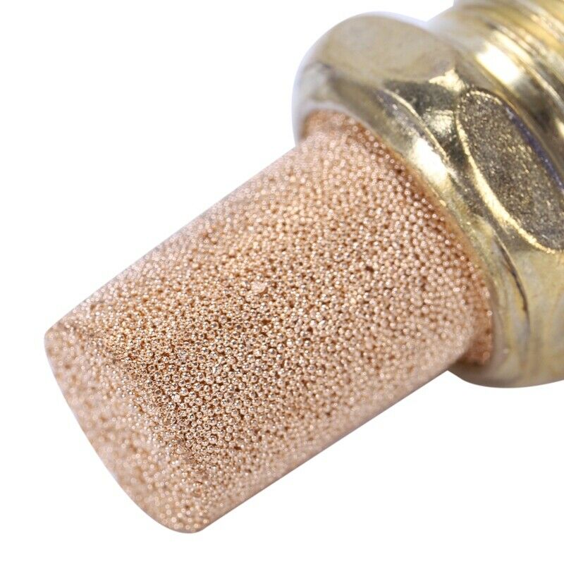 1.27 cm thread bronze sintered compressed air rear silencer silencer F8T1
