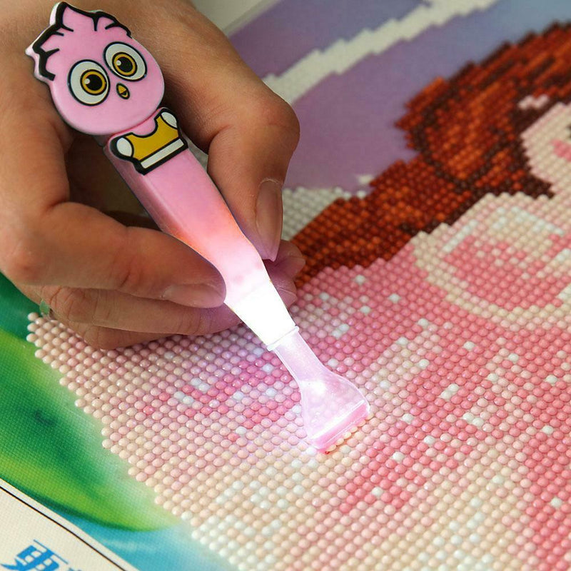 Multi-use 5D DIY Diamond Painting Cross Stitch Luminous Point Drill Pen(B)