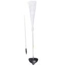 Fibre Optic Colour Changing LED Solar Power Stake Light Garden Outdoor Path K3J6