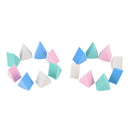 8pcs Triangle Shaped Soft Magic Face Cleaning Cosmetic Puff Wash Face Makeup JR