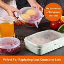 Silicone Stretch Lids,12 Pack Reusable Durable And Expandable Lids To Keep  I9G5