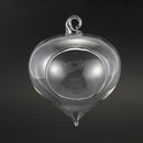 1Pc Cute Home Fashion Lantern Shape Clear Glass Flower Plant Hanging Vase P M9O3