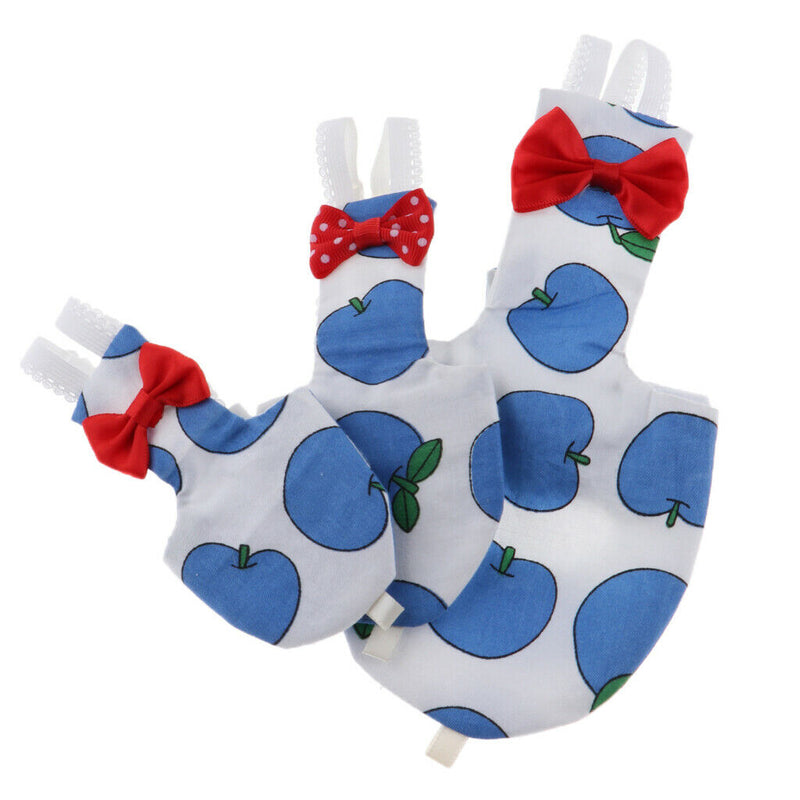 2 Pcs Parrot Nappies Pocket Diaper Bird Nappy Blue Comfort for Pet Bird Parrot