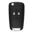 2 Buttons Key Shell Replacement for Chevy Buick Opel Blank Blade Key Case A