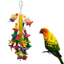 Colorful Parrot Macaw Cage Chew Hanging Toys Pet Bird Conure Swing Scratcher