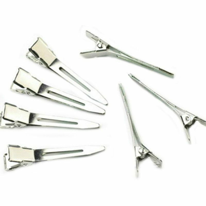 100 pcs Single Prong DIY Hairstyle Alligator Hair Clips (100 pcs) R2U3